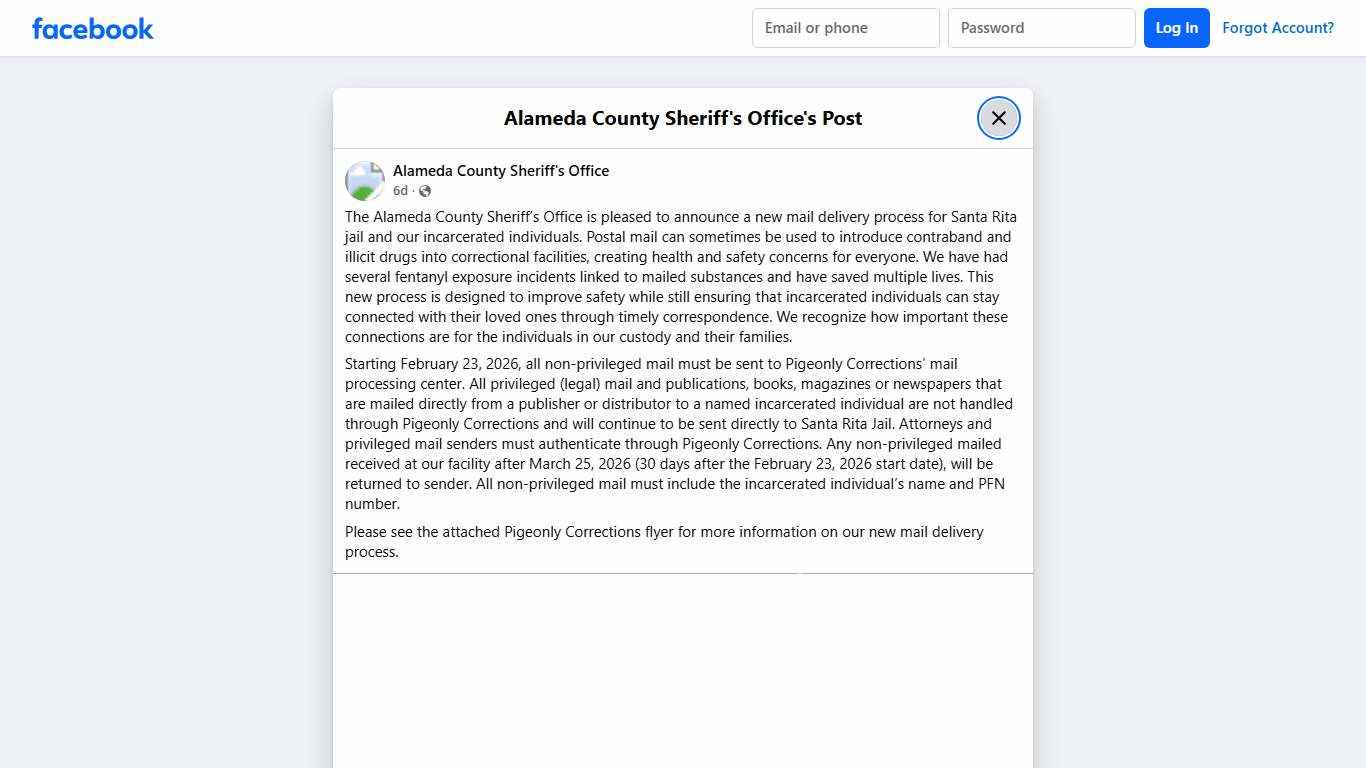 The Alameda County... - Alameda County Sheriff's Office | Facebook